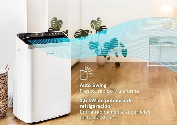 Bosch Cool 4000: aire acondicionado portátil silencioso con modo sleep